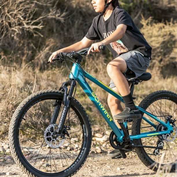 Schwinn Axum Sport Youth Unisex 24-in. Mountain Bike, Blue