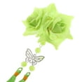 thumbnail image 3 of STARTIST Pinces à Cheveux en Forme de Fleur en Tissu Mode Filles à Franges Accessoires pour Cheveux Vert, 3 of 8