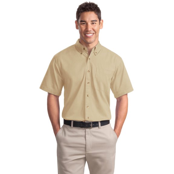 Port Authority Short Sleeve Twill Shirt. S500T