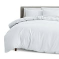 thumbnail image 1 of Bare Home Luxury Duvet Cover and Sham Set - Premium 1800 Collection - Ultra-Soft - Oversized King, White, 3-Pieces, 1 of 8