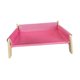 thumbnail image 2 of Hamaca para gatos, cama estable y cómoda con funda extraíble, silla tipo sofá de madera para gatos. Rosa, 2 of 9