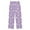 Cute Purple Owl, variant on Wobogo Cute Purple Owl Long Pajama Pants Bottoms Soft Sleepwear with Pockets