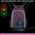 thumbnail image 4 of AGSDON 3PCS Mermaid Backpack for Girls, 16" Kids Sequin Bookbag with Lunch Box, Water Resistant School Bag for Elementary Preschool Toddler, 4 of 8
