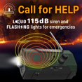 thumbnail image 4 of Radio meteorológica de emergencia FosPower A1 7400mWh solar USB, 4 of 7