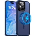 thumbnail image 2 of Frosted Case Mag Safe Shockproof Cover For iPhone 16 15 14 Plus 13 12 11 Pro Max, 2 of 8