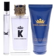 thumbnail image 2 of Dolce & Gabbana K Mens 3pc Gift Set - 3.3oz + 0.33oz EDT Spray, 1.6oz Aftershave, 2 of 5