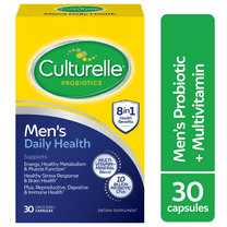 Culturelle Men's Daily Health Probiotics, Supports Digestive and Immune Health, 30 Count