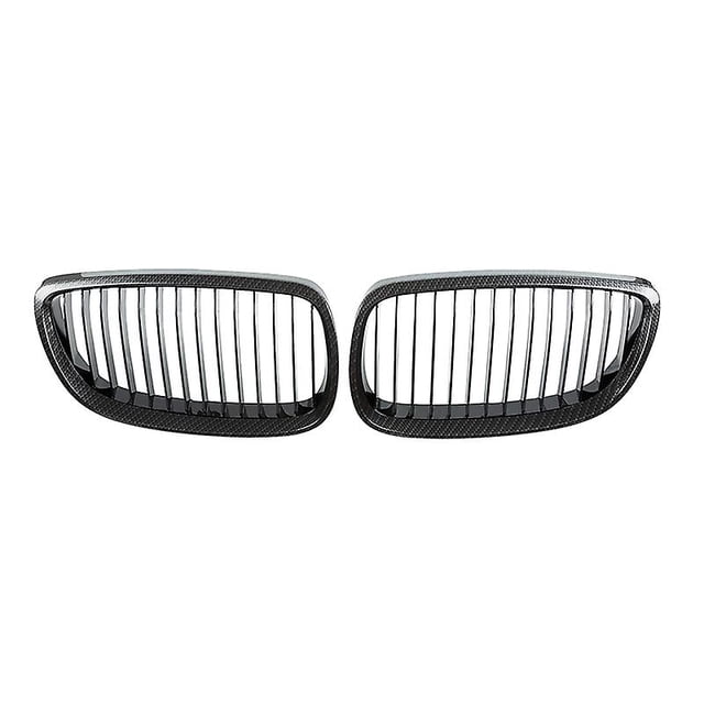 Car Front Carbon Fiber Look Color Grill Grille For Bmw 3-series E90 E92 E93 M3 Sedan Coupe Cabrio Pre-facelift Exterior Parts
