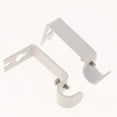 thumbnail image 3 of Hweilai Set Of 2Pcs Curtain Rod Brackets Set Curtain Rod No Drilling White, 3 of 7