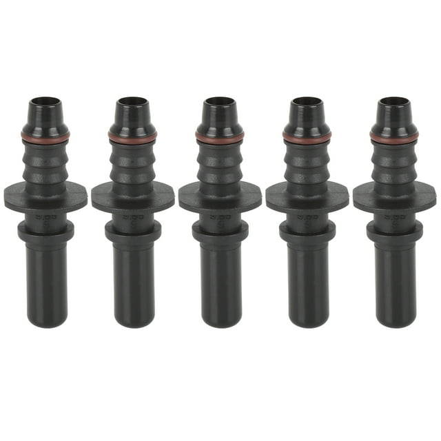 Unique Bargains 5pcs 9.89mm ID8 Vehicle Fuel Line Hose Pipe Quick Release Male Connect Connector