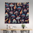thumbnail image 2 of Yiaed Mushroom Doodle Print Tapestry for Bedroom,Tapestry Wall Tapestries, Tapestry Aesthetic for Living Room Dorm Room 51" X 60", 2 of 6