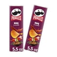 thumbnail image 4 of ( 2 Pack ) Pringles BBQ Flavored Potato Crisps, 5.5 oz Canister, 4 of 7