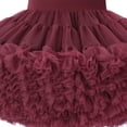 thumbnail image 4 of XXWXYD Girls Pleated Tu𝗍u Skirt Multi Layer Fluff𝗒 Tulle Ballet Pettiskirt Princess Par𝗍y Dress Up Short Skirt Birthday Costum𝖾 Flared Dance Wear Toddler, 4 of 5