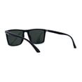 thumbnail image 4 of Polarized Mens Hipster Gentlemans Thin Horn Rim Sunglasses Shiny Black Green, 4 of 4