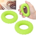 thumbnail image 4 of Hand Grip Exerciser Ring, 30lb Green 2pcs Solid Silicone O Shape Muscle Training Hand Exerciser Ring  For Home Play, 4 of 8