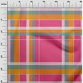 thumbnail image 2 of oneOone Polyester Lycra Fabric Madras Check Printed Fabric 1 Yard 56 Inch Wide, 2 of 4