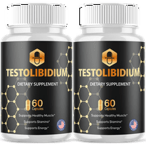 Testolibidium Advanced Formula Pills All Natural Vitamin Supplement 120 Capsules