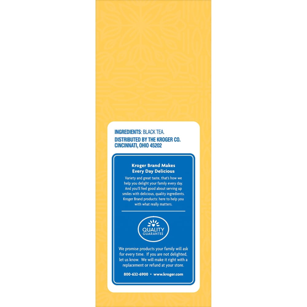 Kroger Black Tea Bags 100 ct - 3 Pack