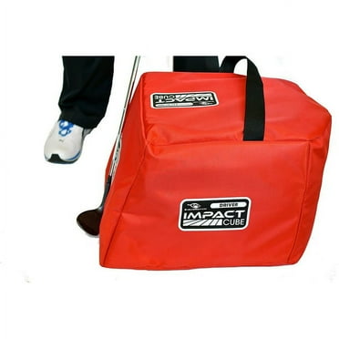 EyeLine Golf Impact Cube - Portable Swing Training Aids/Tool for Degree/Angle/Scooping, Practice Driving Indoor and Outdoor