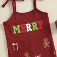 thumbnail image 4 of Mameluco Rarjuiey Merry Gingerbread de una sola pieza, 6-12 M, 4 of 7