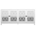 thumbnail image 6 of Twin Star Home 71" Sideboard with Mirrored Doors, White, 6 of 8