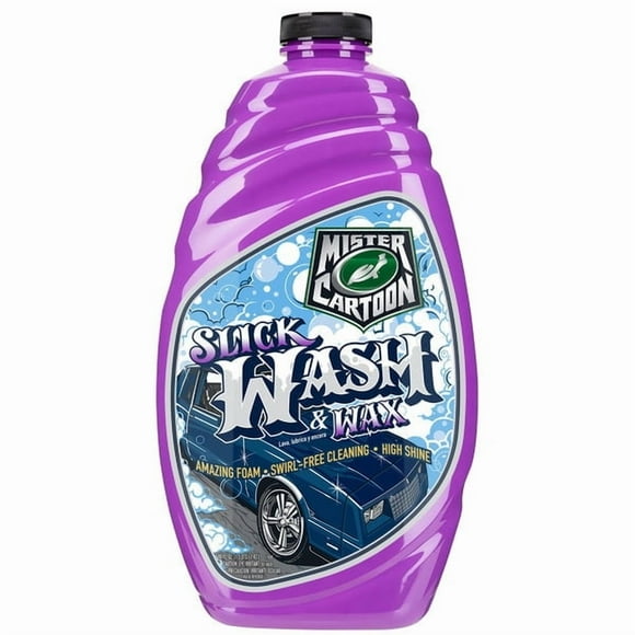 Turtle Wax . Car Wash 54253 Mister Cartoon; Liquid; 48 Ounce Spray Bottle; Removes Tough Soils/Stains And Road Grime; With Wax