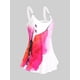 thumbnail image 1 of Tank Top Fluido con Estampado de Mariposa en Talla Extra con Escote Pico Rosegal  Camisetas sin mangas de talla grande, 1 of 5