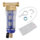 thumbnail image 2 of Kit de Prefiltro de Sedimentos de Hacia Abajo, Cabeza de Cobre Refinada Segura Anti dezincificación Estable Filtro de Agua de Sedimento Giratorio para El Hogar para Hogar, 2 of 7