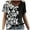 Black, variant on Women's Tie Dye Tops V Neck Loose Fit Casual Fashion Summer T-shirts Tshirts Short Sleeve Tees (S, Hot Pink)