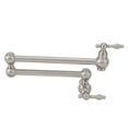 thumbnail image 4 of Swing Arm Kitchen Faucet, Save Water Copper Stretchable Swing Arm Sink Faucet Scratch Resistance  For Home Brushed, 4 of 8