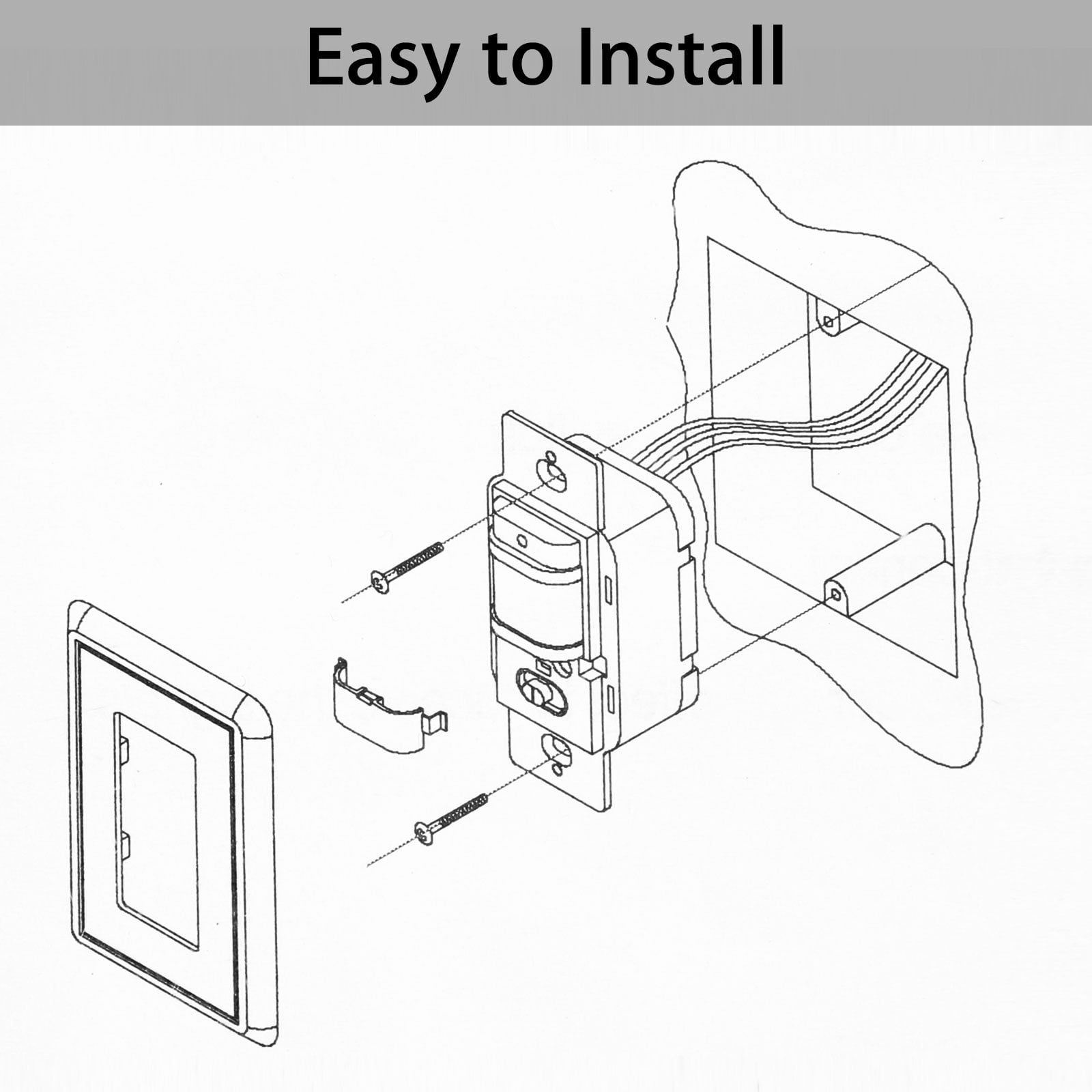 Buy EEEkit Motion Sensor Switch, Occupancy Vacancy Sensor Light Switch