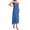 Blue, variant on Women Cotton Silk Long Slip Full Slip For Under Dress Camisoles Slip Dress Petticoat
