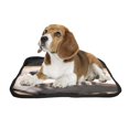 thumbnail image 2 of PKQWTM Acoustic guitar on black Pet Dog Cat Bed Pee Pads Mat Cushion Potty Dogs Blankets Crate Bed Kennel 28x36 inch, 2 of 3