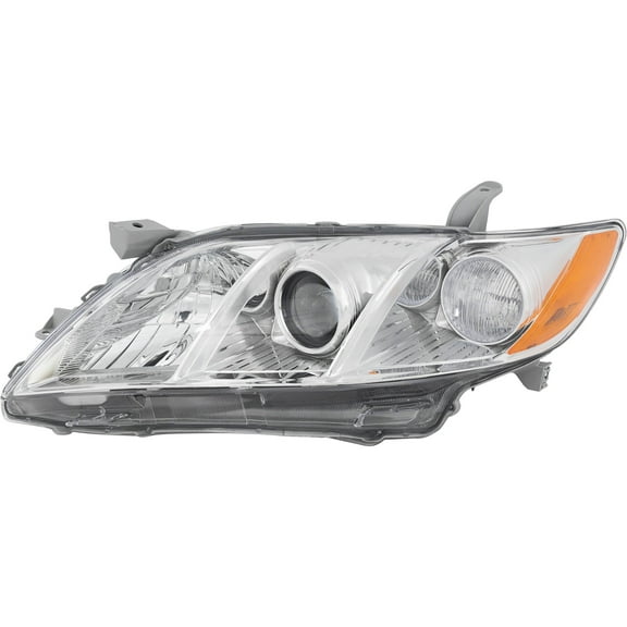 Headlight Compatible with TOYOTA CAMRY 2007-2009 LH Lens and Housing Base/CE/LE/XLE Models USA Built