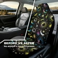 thumbnail image 4 of Yuyamidu Colorful Sun and Moon Car Seat Covers Front Seats Only, Waterproof Bucket Seat Cover Universal Fit for Car Truck Van and SUV Comfortable, 4 of 7