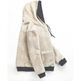 thumbnail image 5 of Women Thick Hoodie Sweatshirt Lined Winter Velvet Warm O-neck Long Sleeve Underwear Tops Blouse Skying Jacket Women Women Jacket Full Zip Hood Casual Women Jacket Women's Fall Jacket Womens Half Zip, 5 of 7