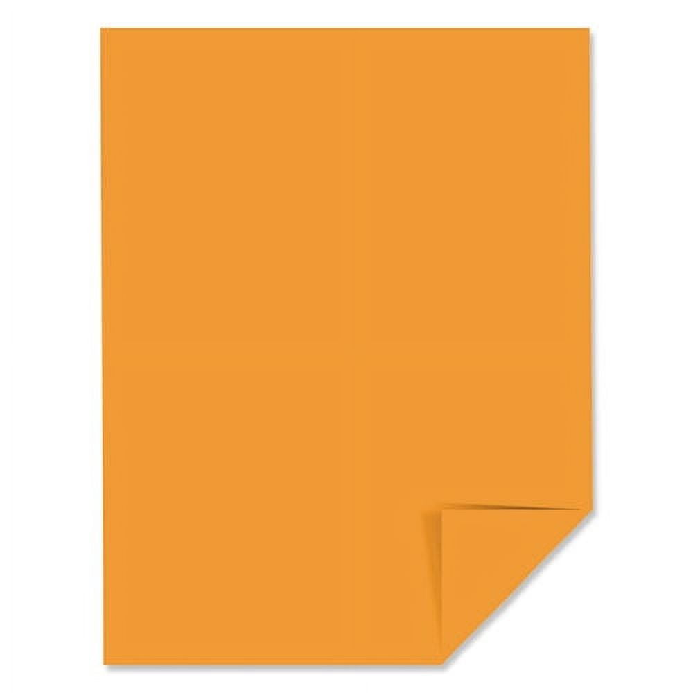 Color Paper, 24 lb Bond Weight, 8.5 x 11, Cosmic Orange, 500/Ream | Bundle of 10 Reams