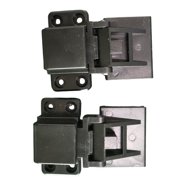 2 piezas de bisagras de precisión para tocadiscos. Fácil instalación de tapa antipolvo del tocadiscos para una apertura .