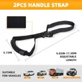 thumbnail image 2 of 2Pack Car Grab Handle Adjustable Standing Aid Safety Black - 2, 2 of 5