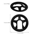thumbnail image 2 of FRCOLOR  Bike Chainwheel Crankset Protection Cover Clutch Guard Black, 2 of 8