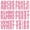 Pink, variant on Sinekong Glitter Letter Stickers, Large Bulletin Board Letters Alphabet Stickers for Crafts Mailbox Door Decor (Green, 2.5 Inch)