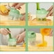 thumbnail image 3 of Cordless Electric Chopper, Portable Mini Garlic Chopper Press Kit, Vegetable Chopper Processor with Cleaning Brush for Ginger Pepper Onions(Green), 3 of 5