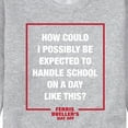 thumbnail image 3 of Ferris Bueller's Day Off - How Could I Possibly - Men's Crew Neck Fleece Pullover, 3 of 5