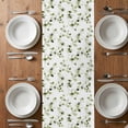 thumbnail image 6 of Sage Green Botanical Table Runner - 108 Inch Long, Kitchen Dining Table Runner Dresser Scarves, Retro Blossom Floral Wildflower Farmhouse Decor for Coffee Tables Wedding Party Banquet, 6 of 8