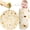 36 Inch, variant on Novelty Burritos Tortilla Blanket for White Elephant Gifts, Soft Flannel Wearable Wrap Blanket Funny Gag Gifts for Newborn Toddler Kids Teens Adults Dog Cat Pets (36 Inch)