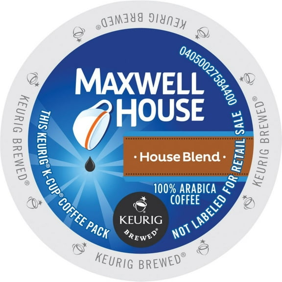 Maxwell House House Blend Coffee, K-Cup Portion Pack for Keurig Brewers, 24 Count