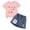 A320-H, variant on TOWED22 Kids Toddler Girl Summer Clothes Summer 2 Piece Outfit T-Shirt   Denim Skirt Teen Girl Spring Clothing 3-7 Years(F,6-7 Y)