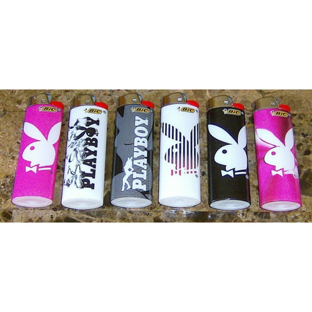 BIG Playboy Bunny Lighters ~ 6 (Six) the Best Kind, WE GUARANTEE YOU WILL RECEIVE 5 CLASSIC FULL SIZED BICS AS SHOWN IN THE LISTINGS PICTURE-.., By (Best Pocket Sized Vape)