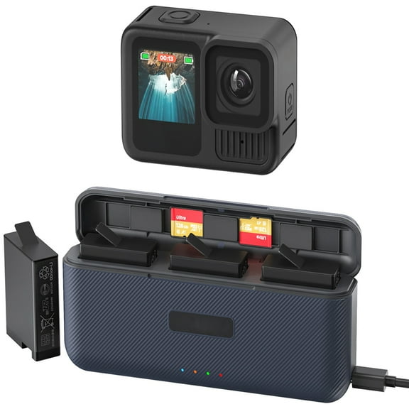 Battery Charger For Gopro Hero 13 Black Quick Charger Fast Charging Case