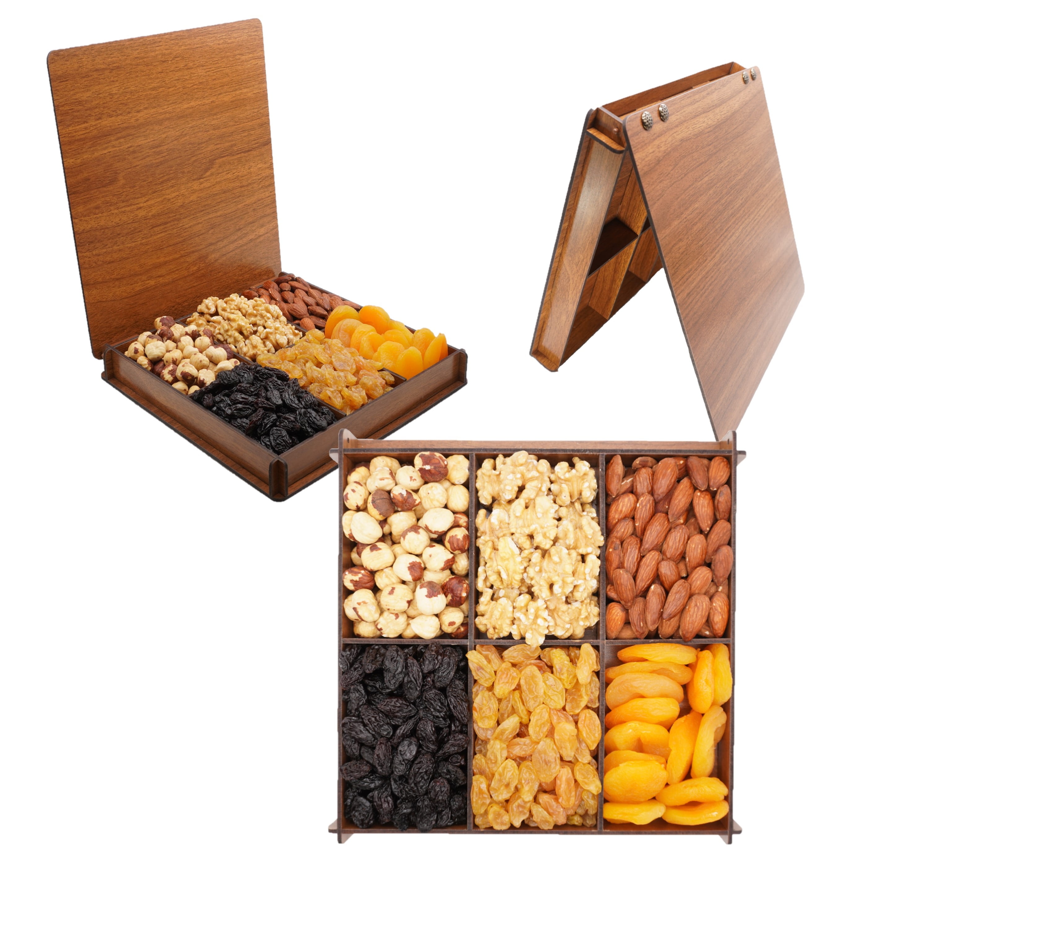 Secret Garden's Nuts Gift Basket for Christmas, Happy Birthday, Assorted Food Box, Sympathy, Snack Box
